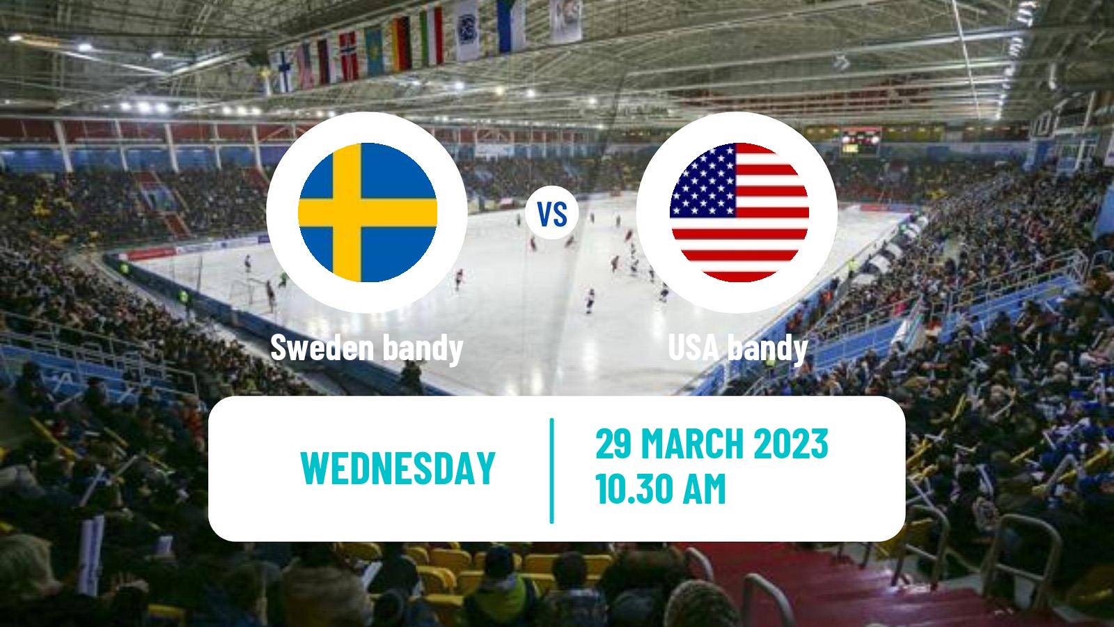Bandy Bandy World Championship Sweden - USA