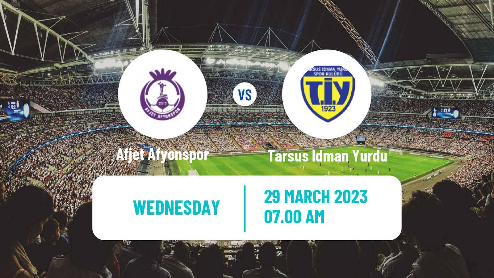 Soccer Turkish Second League White Group Afjet Afyonspor - Tarsus Idman Yurdu