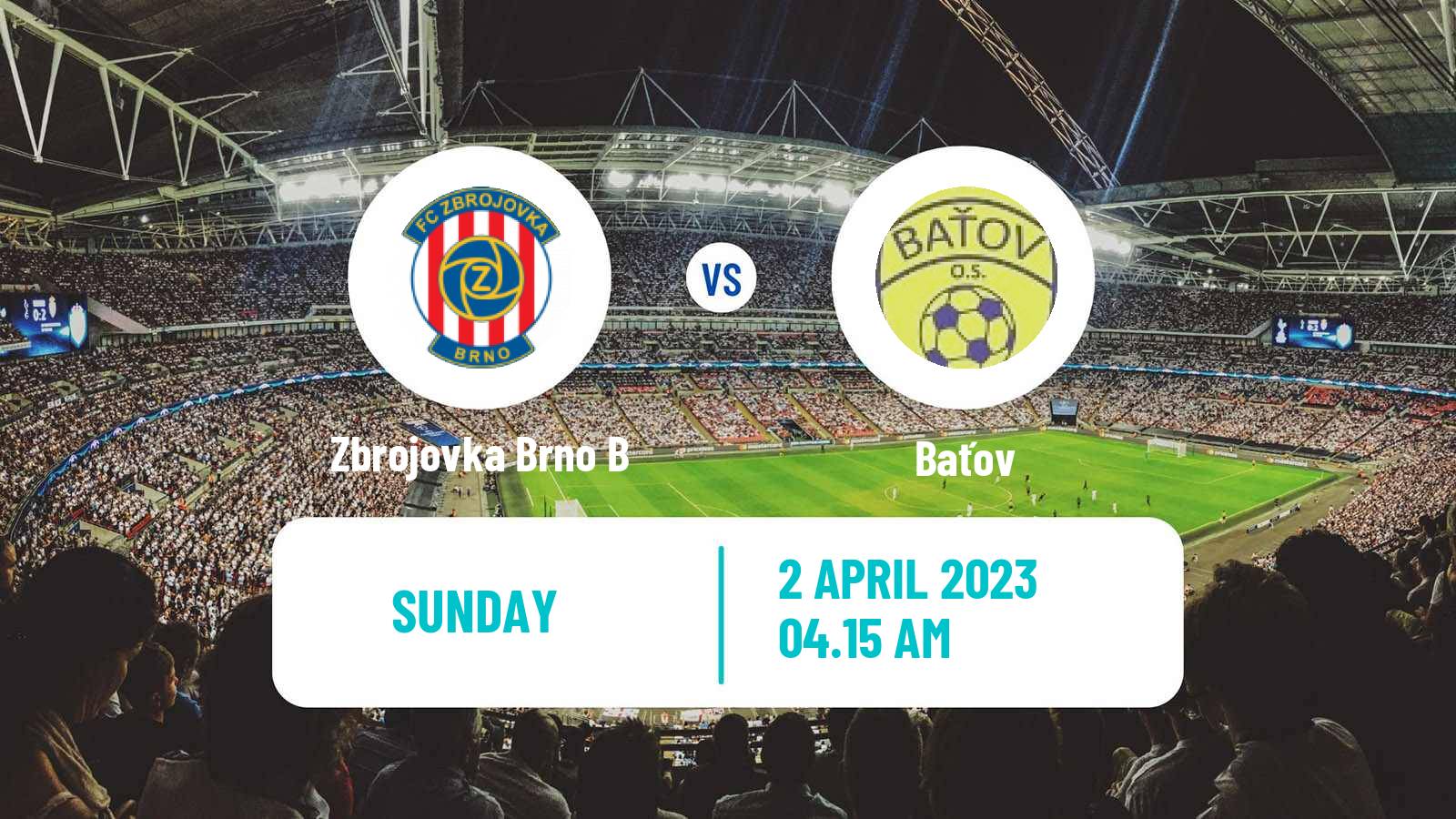 Soccer Czech Division E Zbrojovka Brno B - Baťov