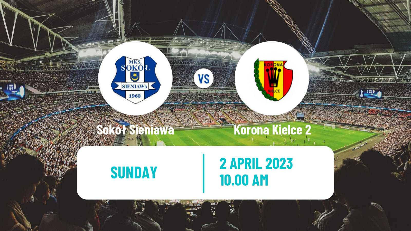 Soccer Polish Division 3 - Group IV Sokół Sieniawa - Korona Kielce 2