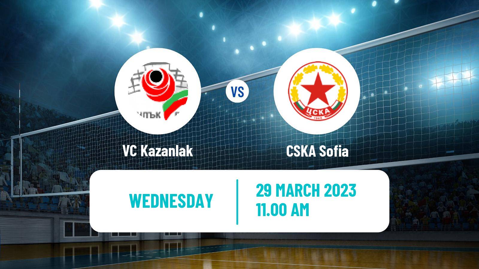 Volleyball Bulgarian SuperLiga Volleyball Women Kazanlak - CSKA Sofia