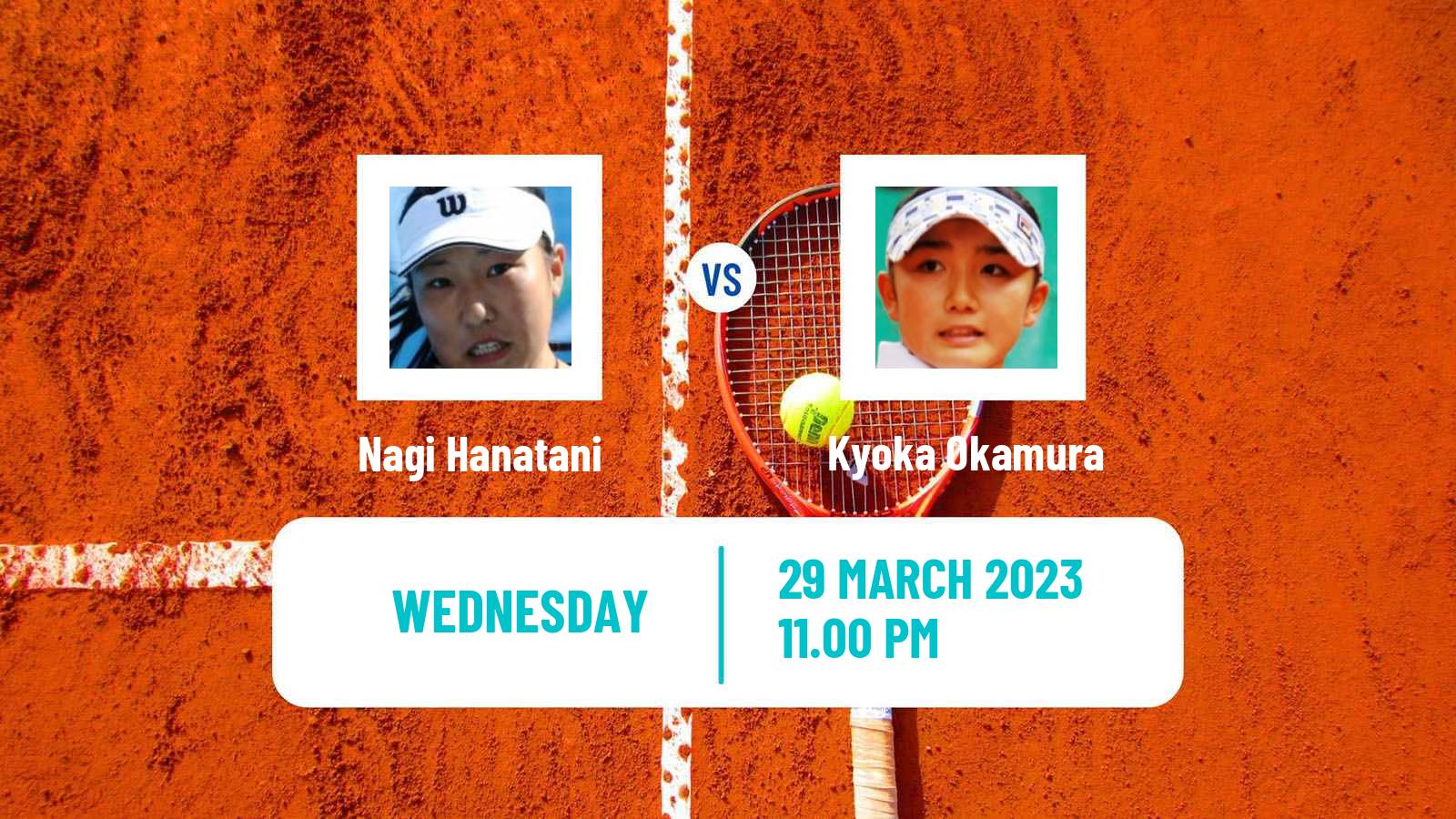 Tennis ITF Tournaments Nagi Hanatani - Kyoka Okamura