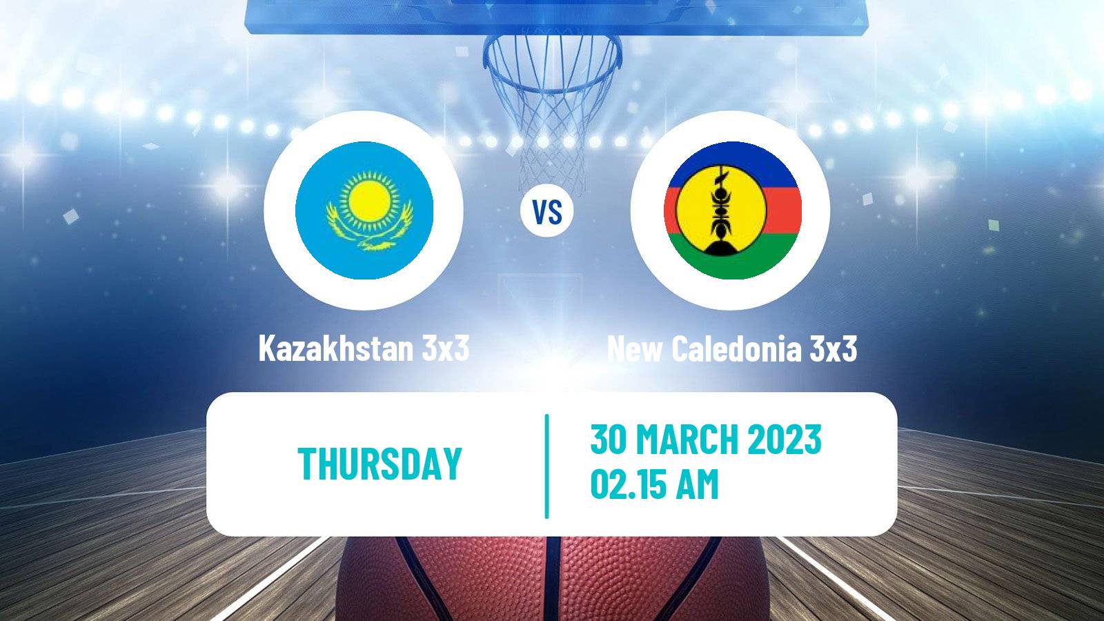 Basketball Asia Cup 3x3 Kazakhstan 3x3 - New Caledonia 3x3