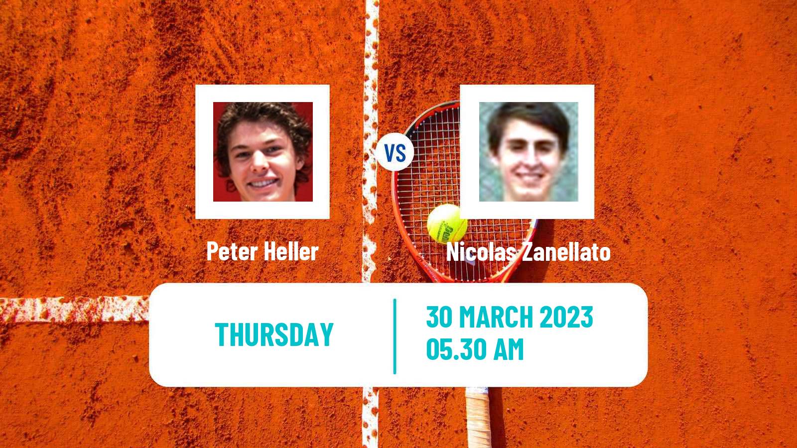 Tennis ITF Tournaments Peter Heller - Nicolas Zanellato