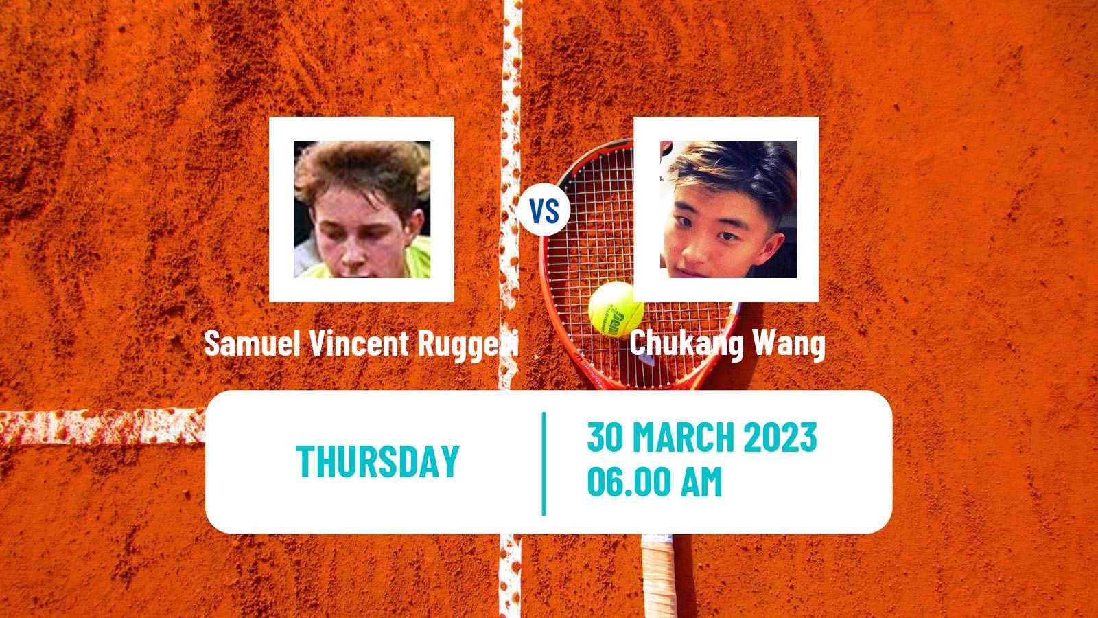 Tennis ITF Tournaments Samuel Vincent Ruggeri - Chukang Wang