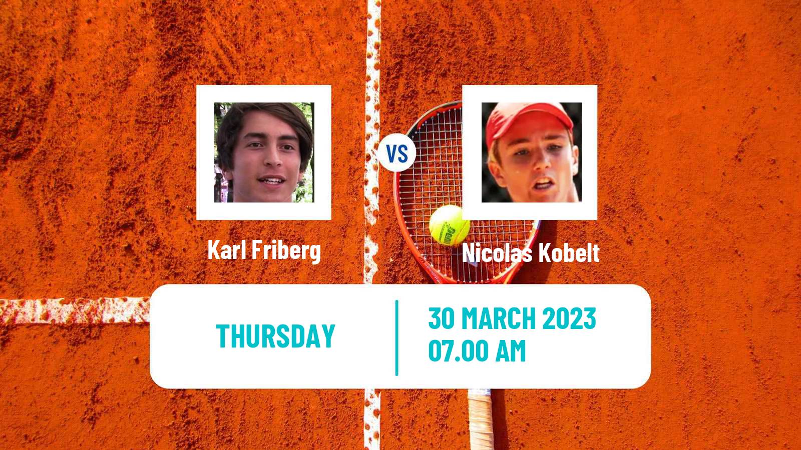 Tennis ITF Tournaments Karl Friberg - Nicolas Kobelt