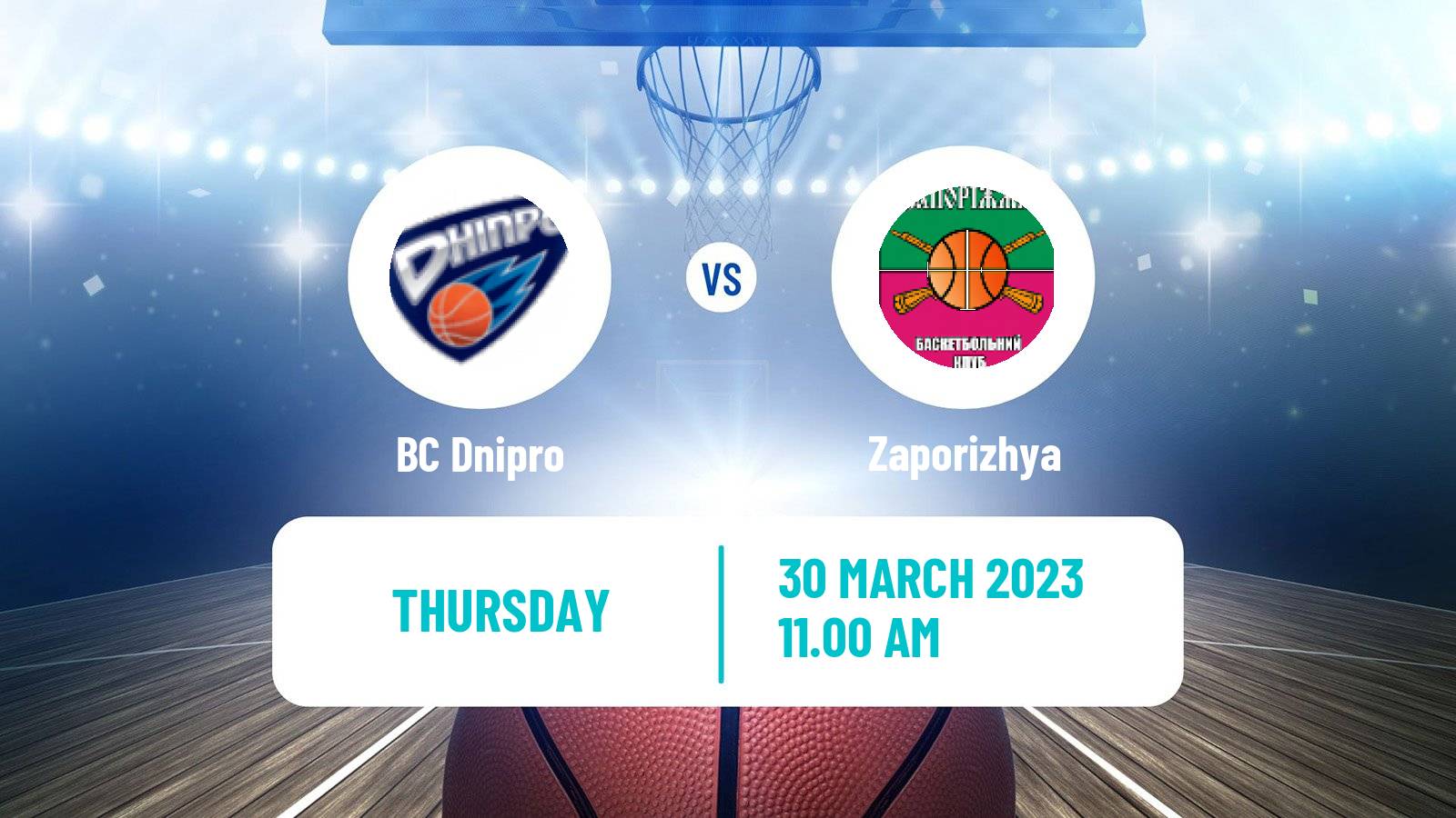 Basketball Ukrainian FBU Super League Dnipro - Zaporizhya