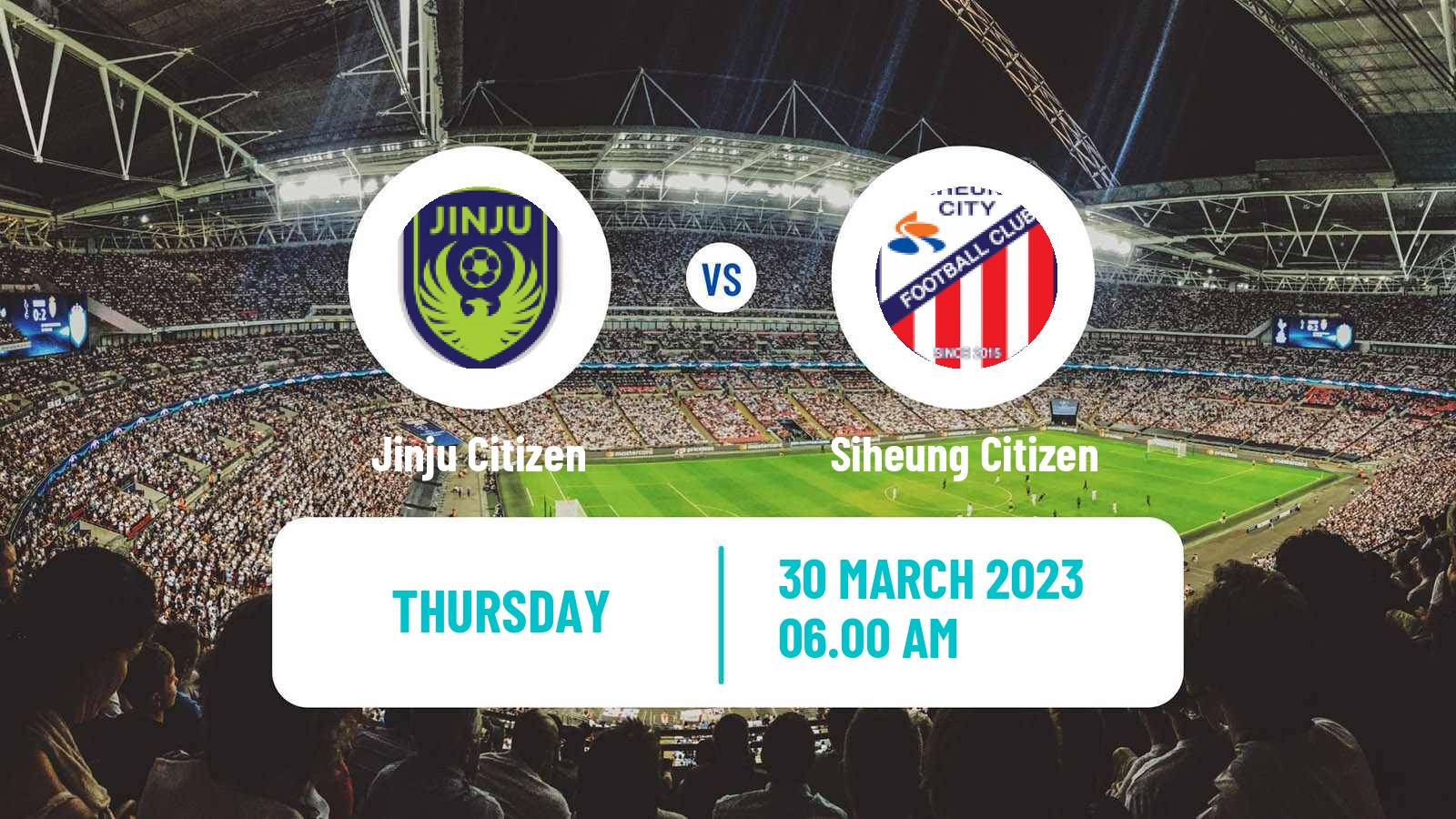 Soccer South Korean Cup Jinju Citizen - Siheung Citizen