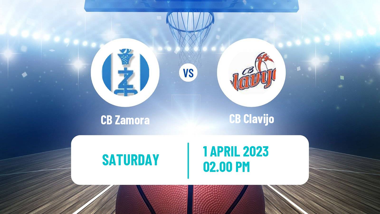 Basketball Spanish LEB Plata Zamora - Clavijo