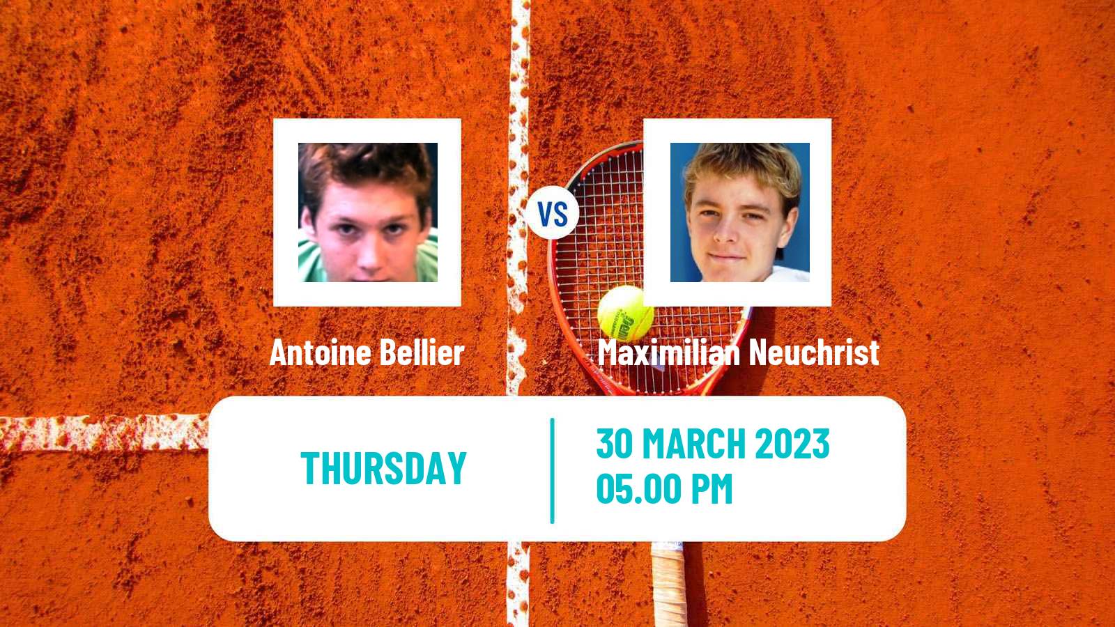Tennis ATP Challenger Antoine Bellier - Maximilian Neuchrist