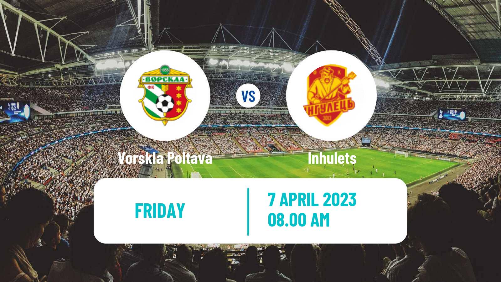 Soccer Ukrainian Premier League Vorskla Poltava - Inhulets