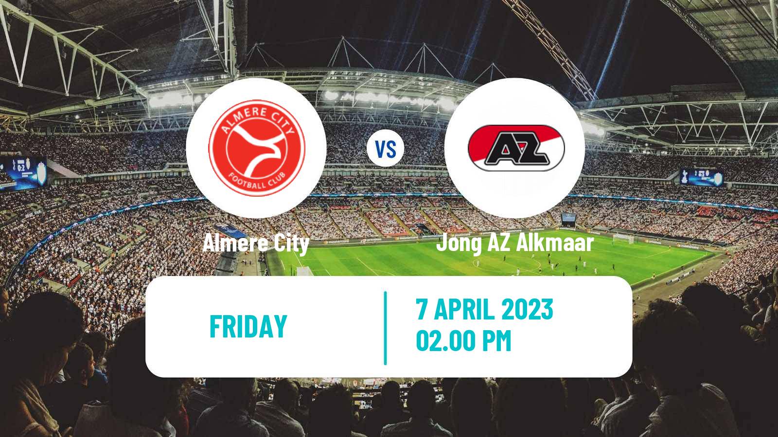 Soccer Dutch Eerste Divisie Almere City - Jong AZ Alkmaar