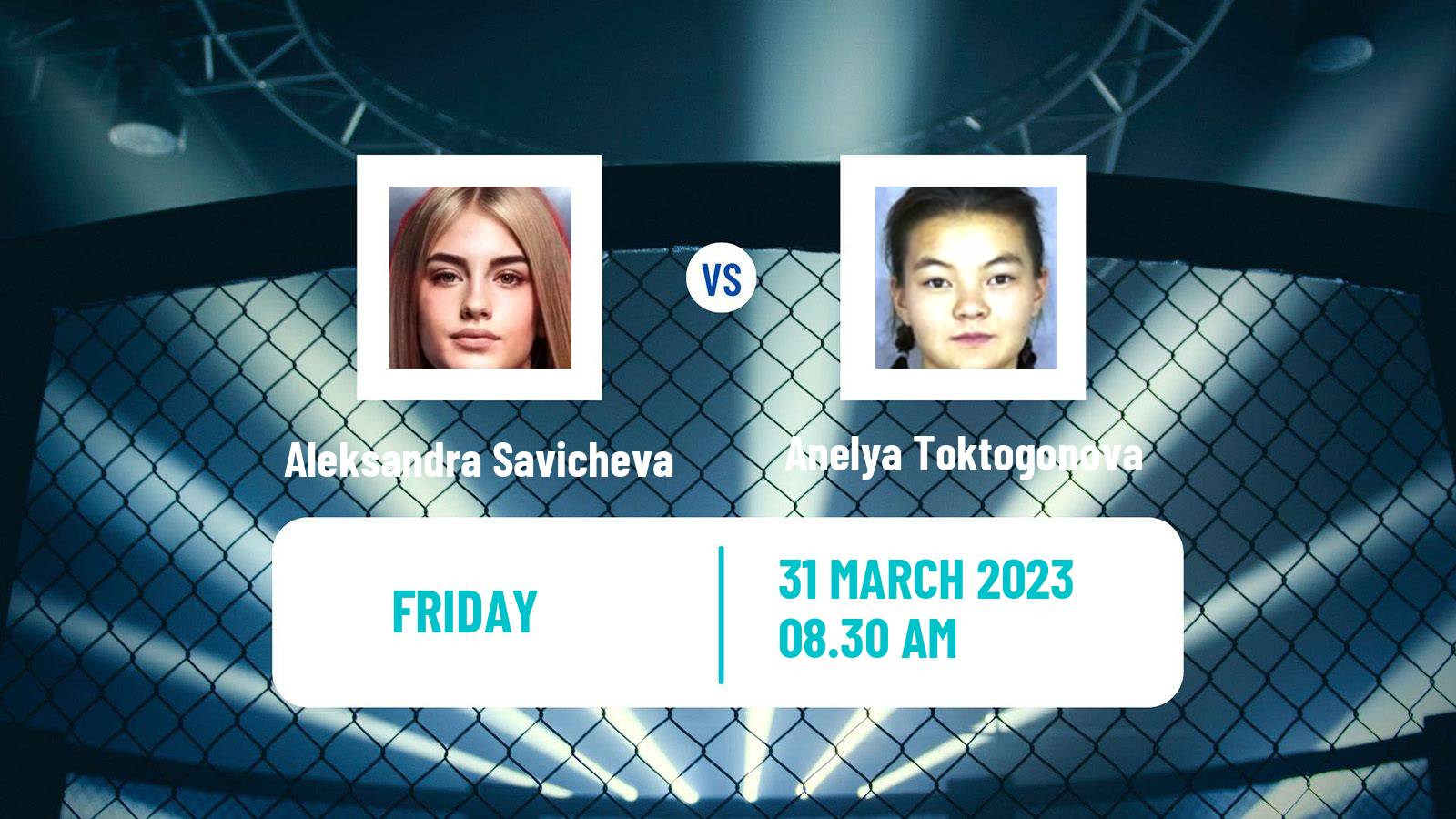 MMA MMA Aleksandra Savicheva - Anelya Toktogonova