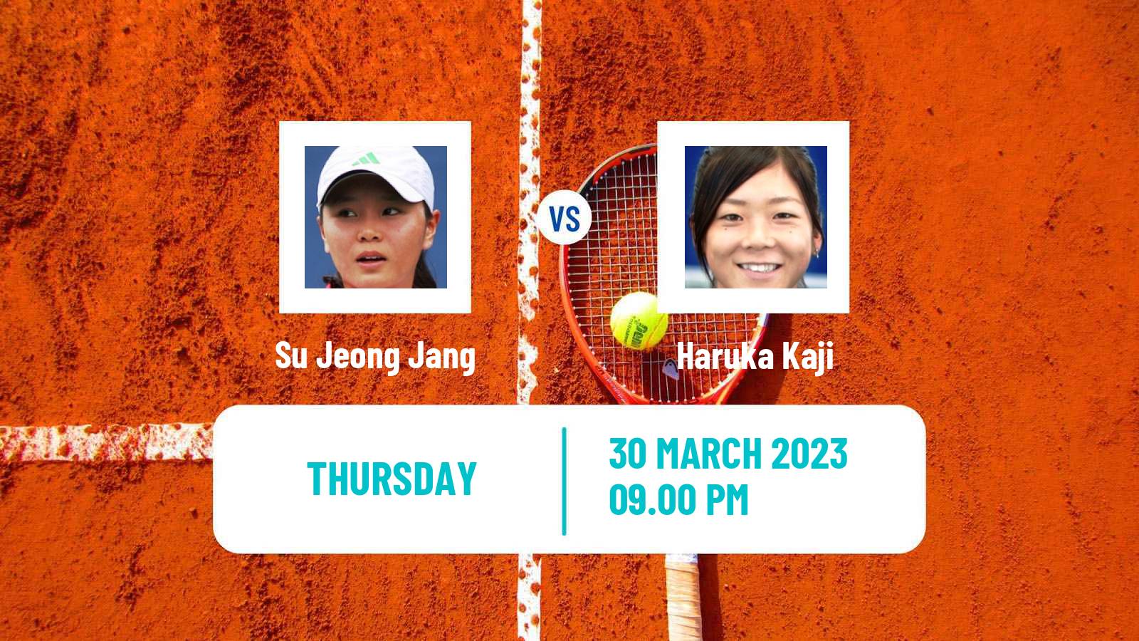 Tennis ITF Tournaments Su Jeong Jang - Haruka Kaji