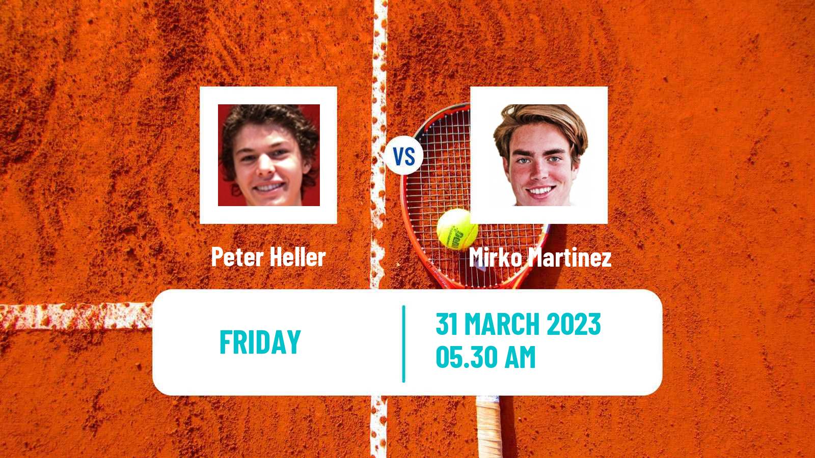 Tennis ITF Tournaments Peter Heller - Mirko Martinez