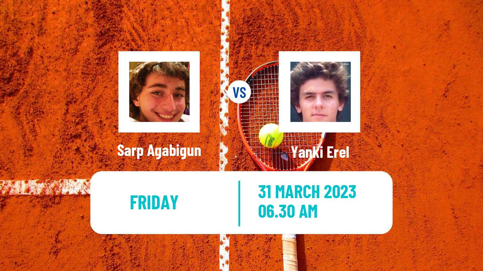 Tennis ITF Tournaments Sarp Agabigun - Yanki Erel