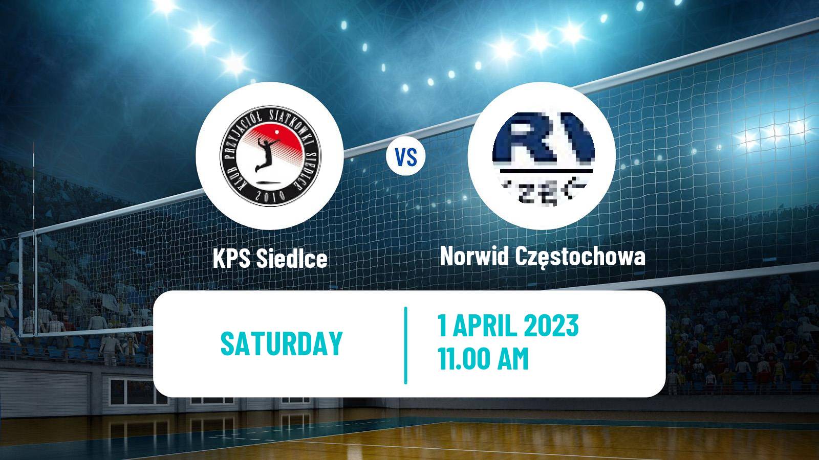 Volleyball Polish I Liga Volleyball Siedlce - Norwid Częstochowa