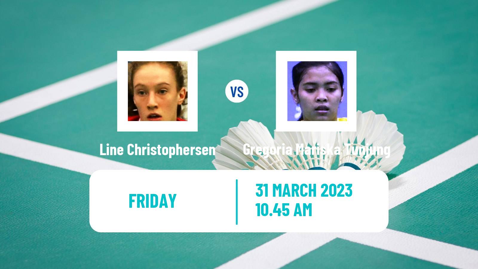 Badminton Badminton Line Christophersen - Gregoria Mariska Tunjung