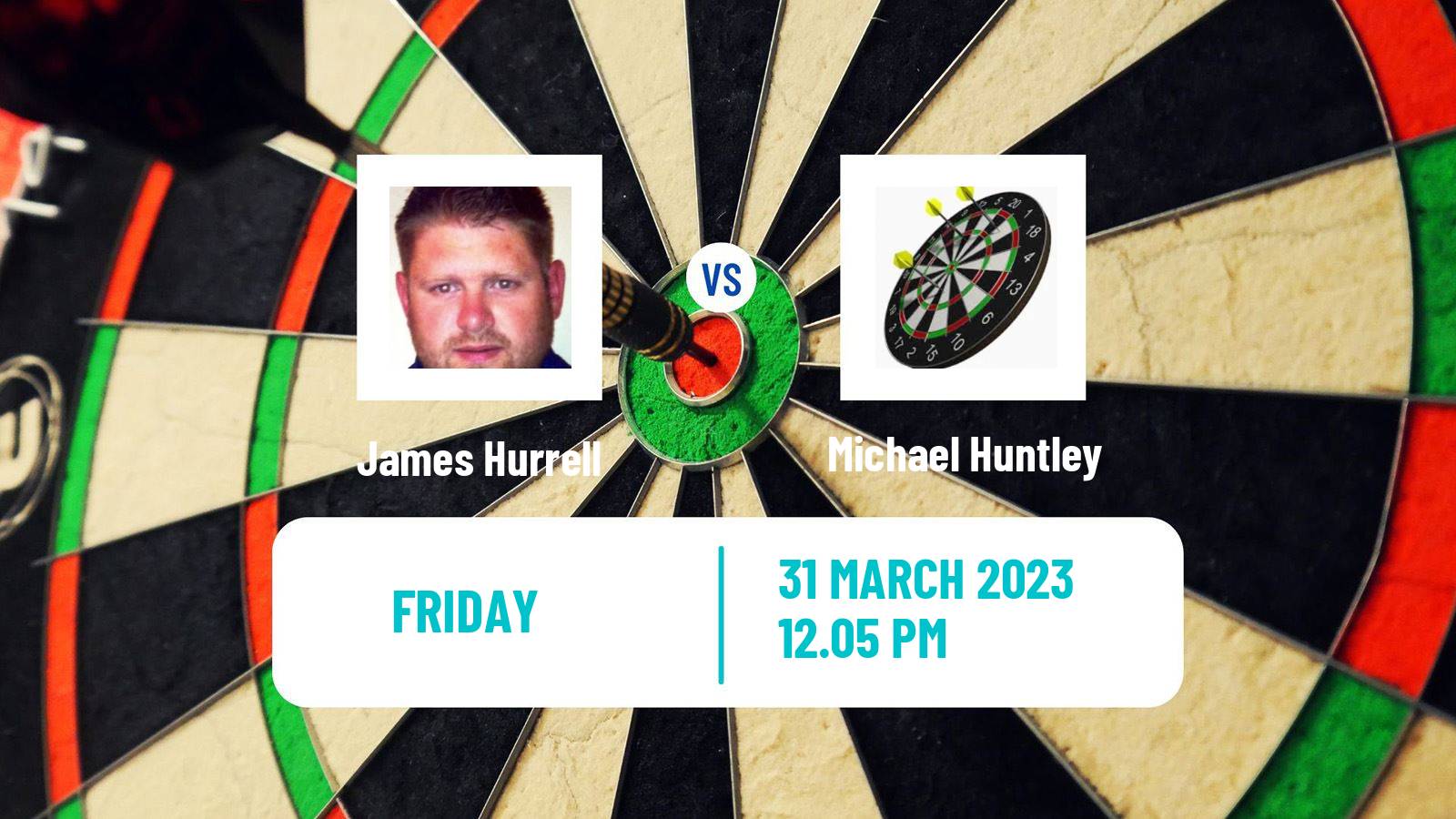 Darts Darts James Hurrell - Michael Huntley