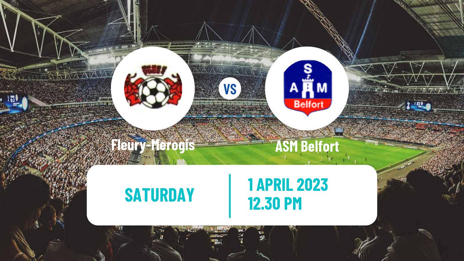 Soccer French National 2 - Group B Fleury-Merogis - ASM Belfort