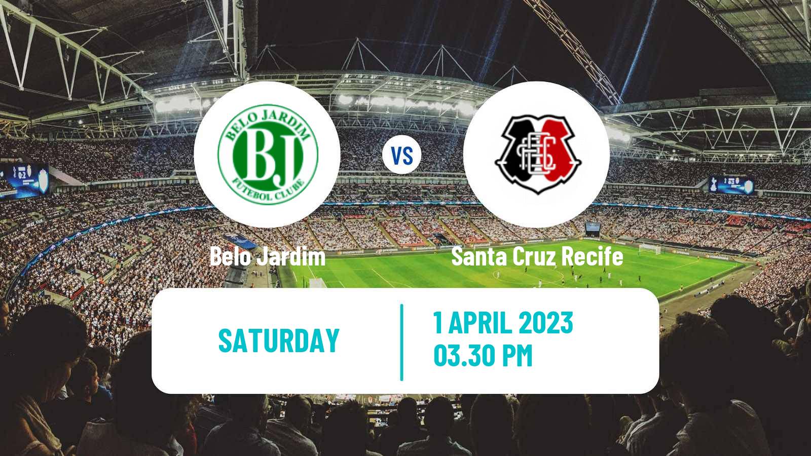 Soccer Brazilian Campeonato Pernambucano Belo Jardim - Santa Cruz Recife