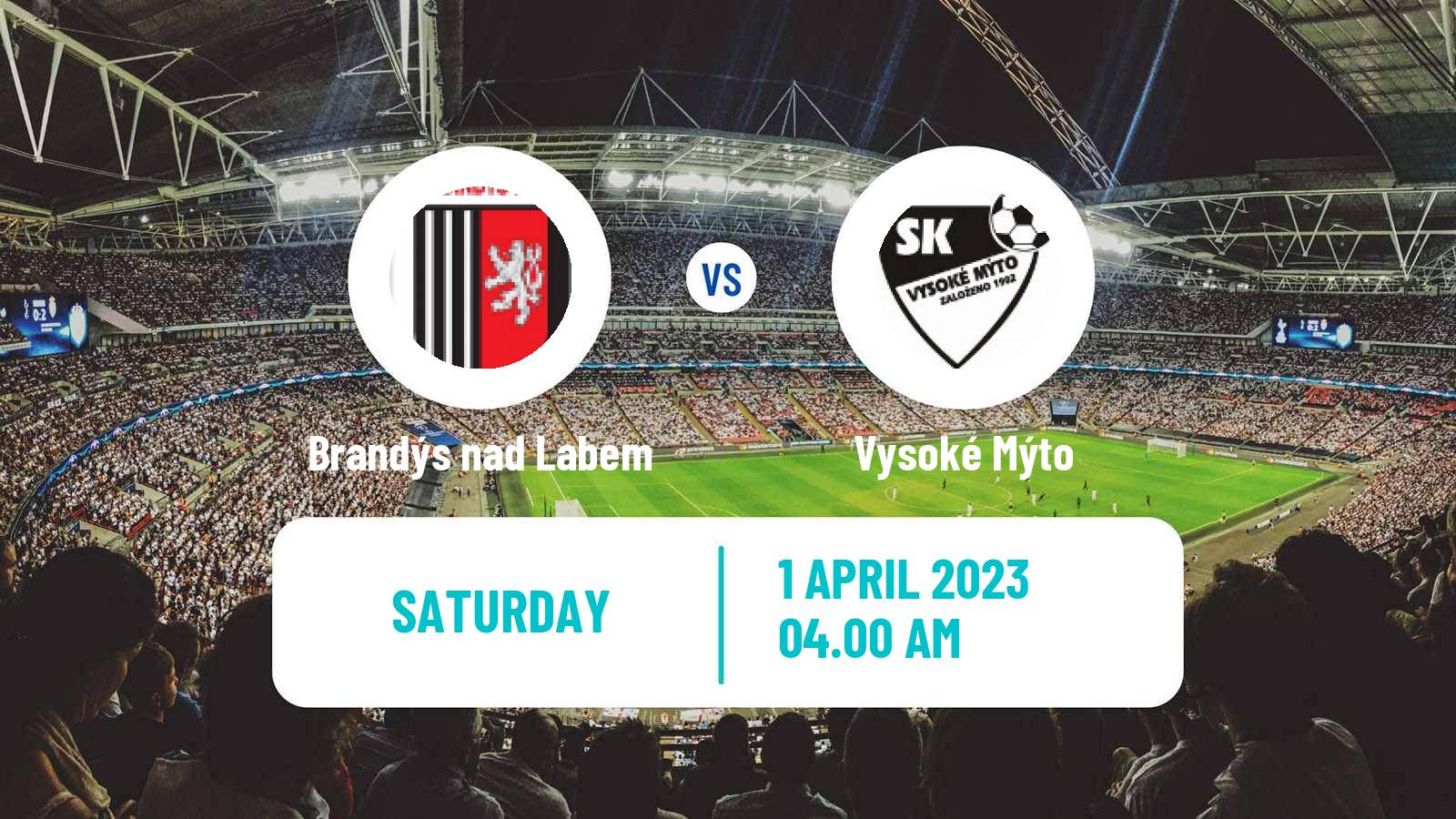 Soccer Czech Division C Brandýs nad Labem - Vysoké Mýto