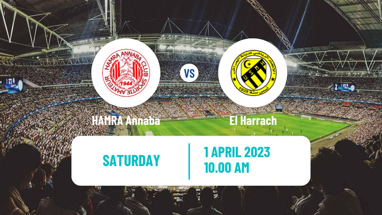 Soccer Algerian Ligue 2 HAMRA Annaba - El Harrach