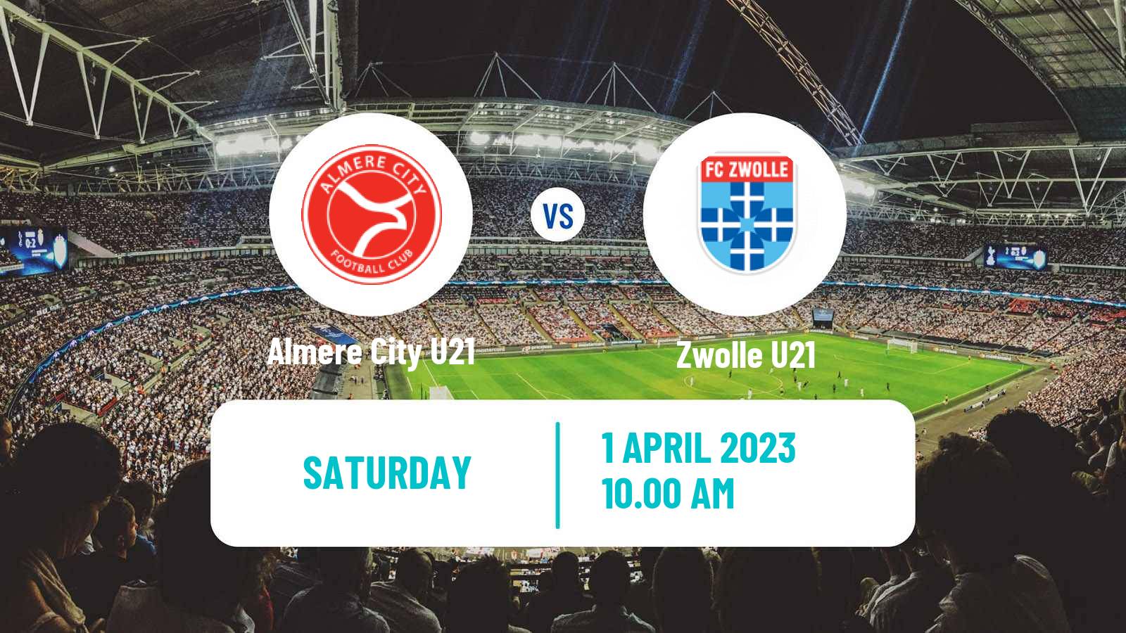 Soccer Dutch Divisie 1 U21 Almere City U21 - Zwolle U21
