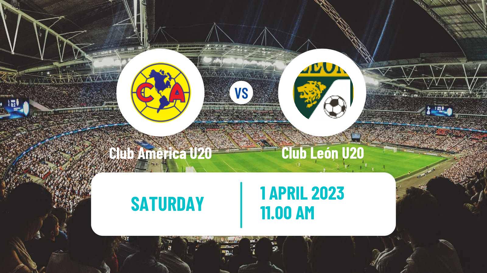 Soccer Mexican Liga MX U20 Club América U20 - Club León U20