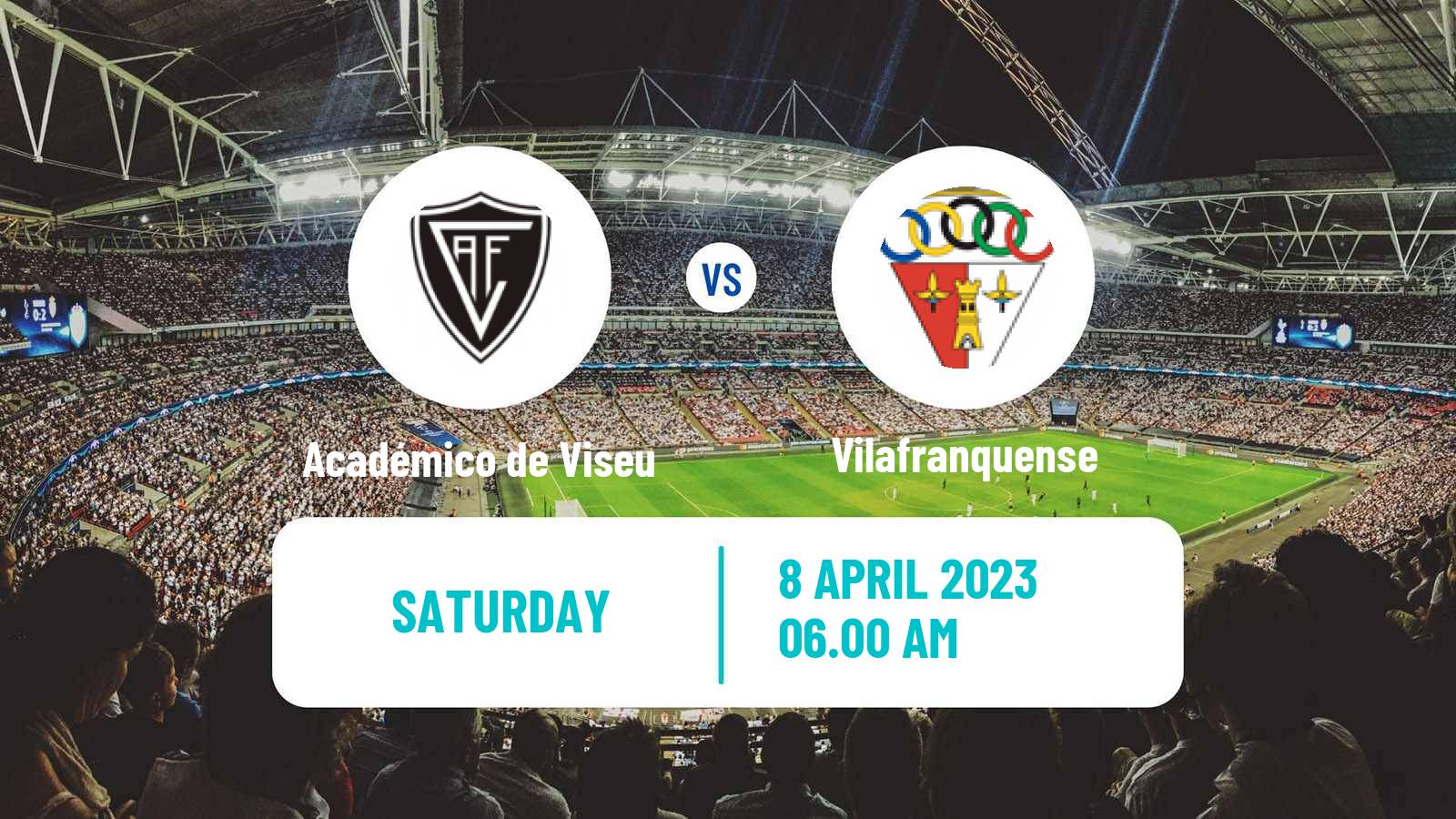 Soccer Portuguese Liga 2 Académico de Viseu - Vilafranquense