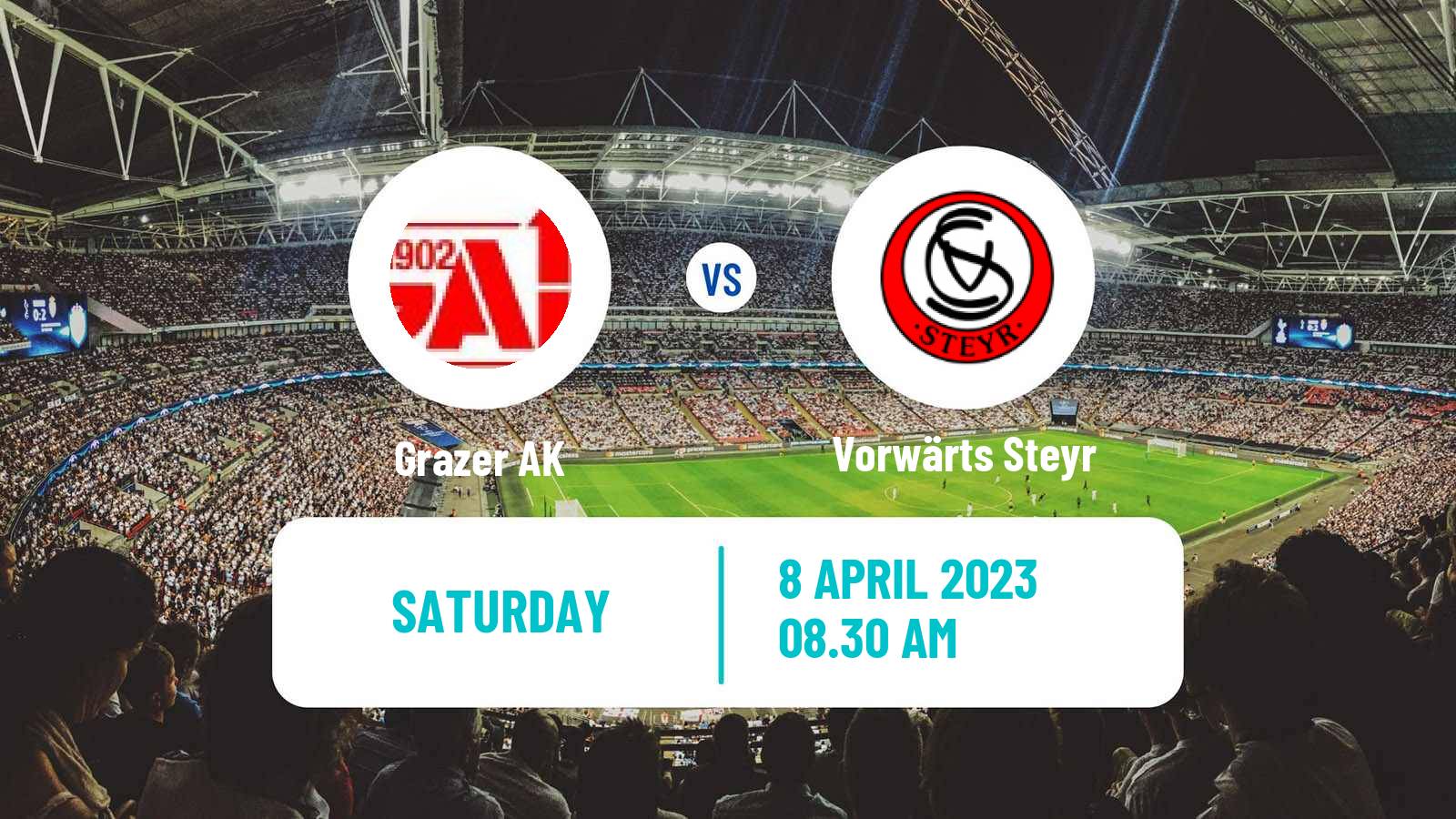 Soccer Austrian 2 Liga Grazer AK - Vorwärts Steyr