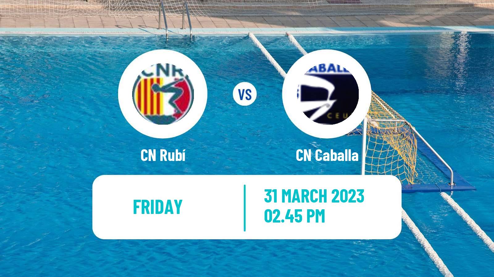 Water polo Spanish Liga Premaat Rubí - Caballa