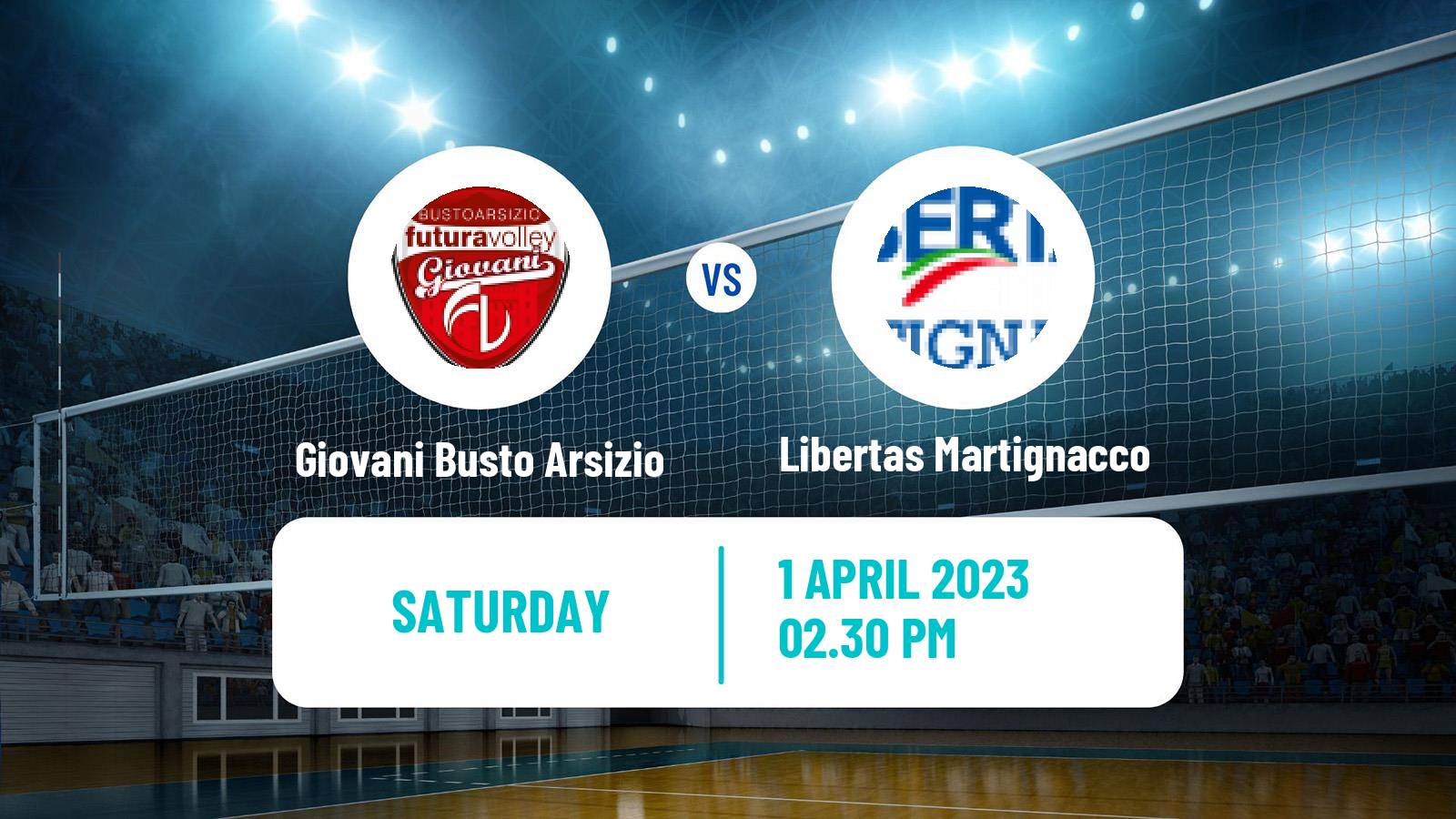 Volleyball Italian Serie A2 Volleyball Women Giovani Busto Arsizio - Libertas Martignacco