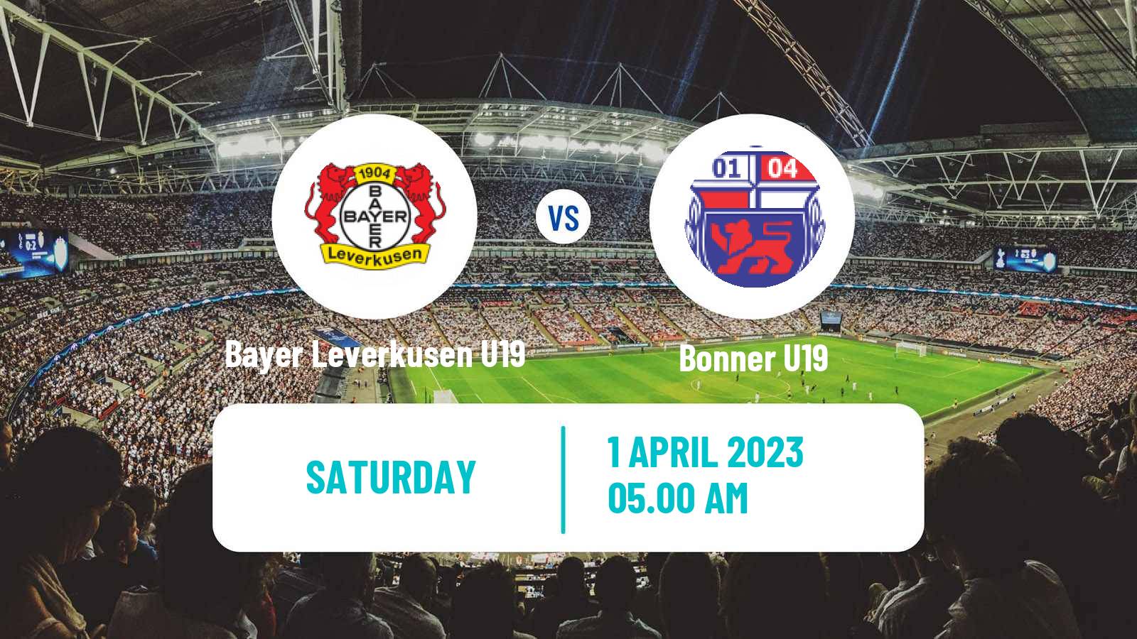 Soccer German Junioren Bundesliga Play Offs Bayer Leverkusen U19 - Bonner U19