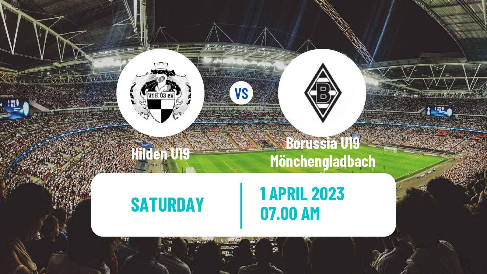 Soccer German Junioren Bundesliga Play Offs Hilden U19 - Borussia U19 Mönchengladbach
