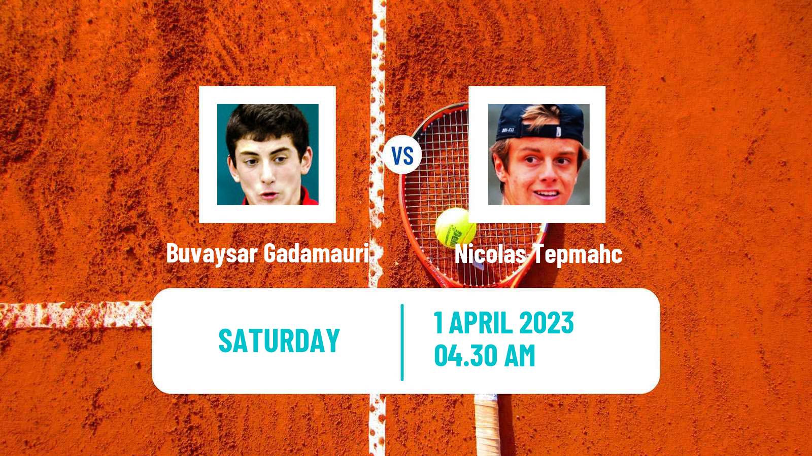 Tennis ITF Tournaments Buvaysar Gadamauri - Nicolas Tepmahc