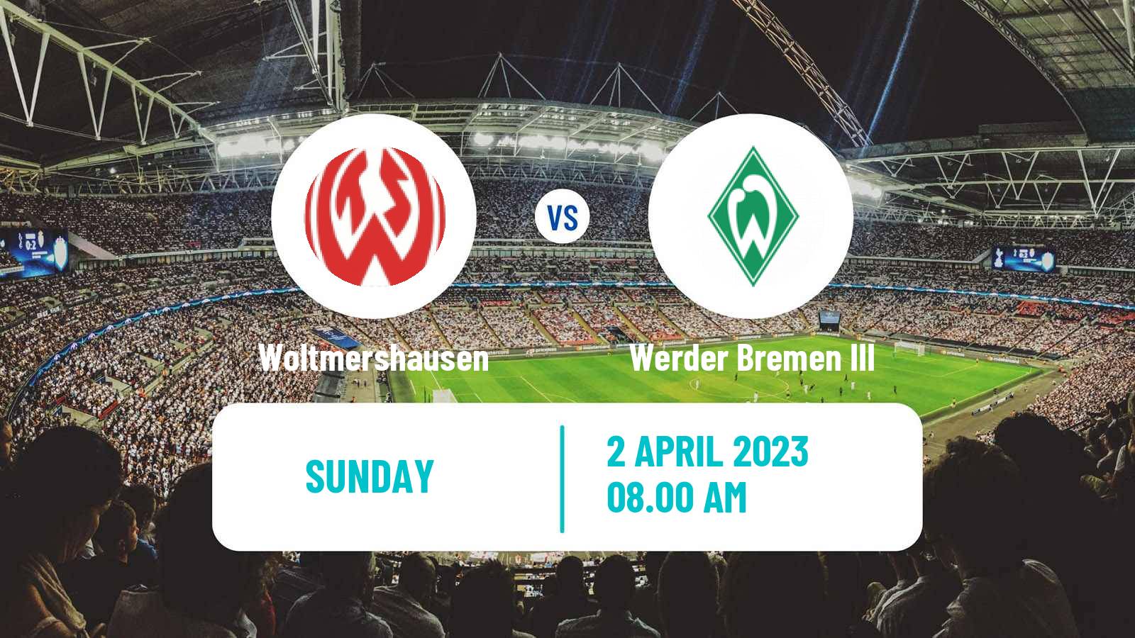 Soccer German Oberliga Bremen Woltmershausen - Werder Bremen III