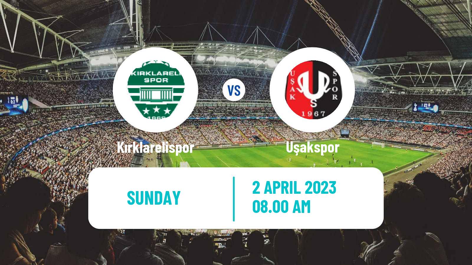 Soccer Turkish Second League Red Group Kırklarelispor - Uşakspor