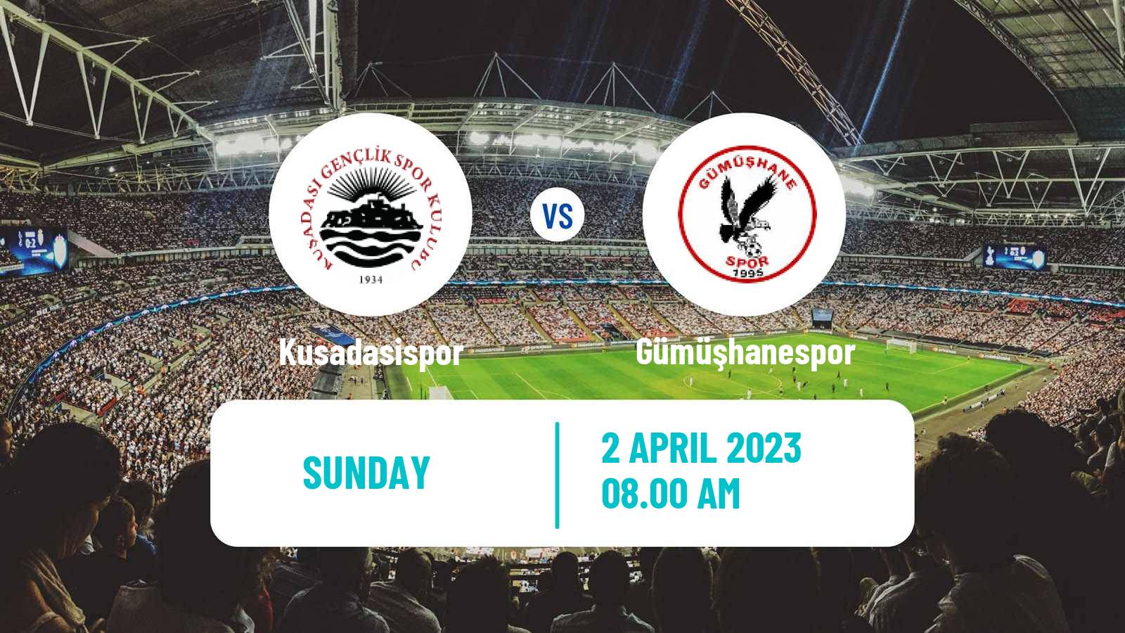 Soccer Turkish 3 Lig Group 2 Kusadasispor - Gümüşhanespor