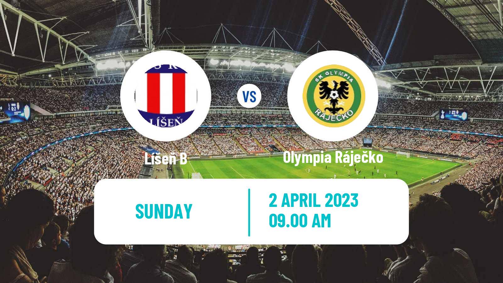 Soccer Czech Jihomoravsky KP Líšeň B - Olympia Ráječko