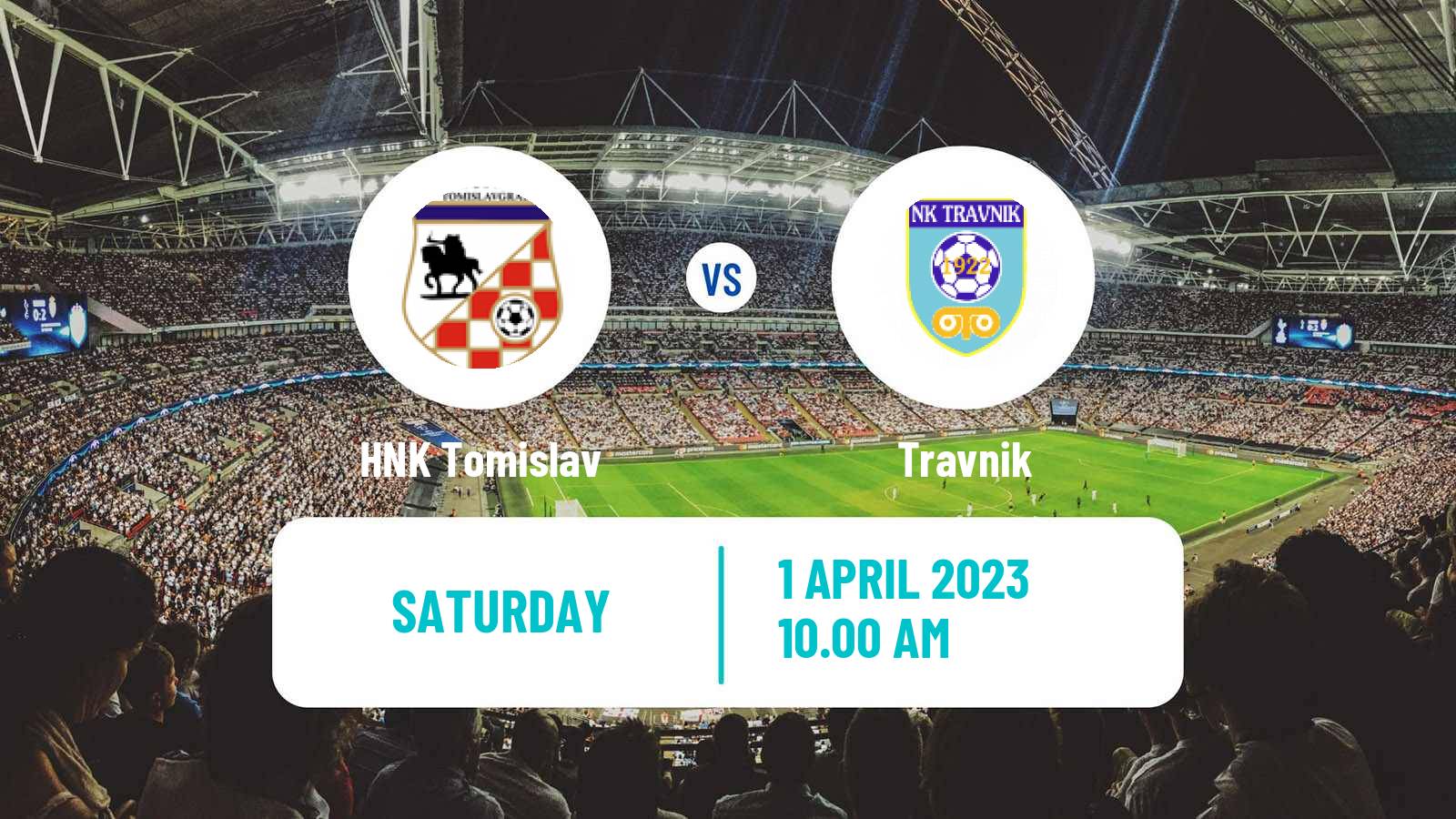 Soccer Bosnian Prva Liga FBiH Tomislav - Travnik