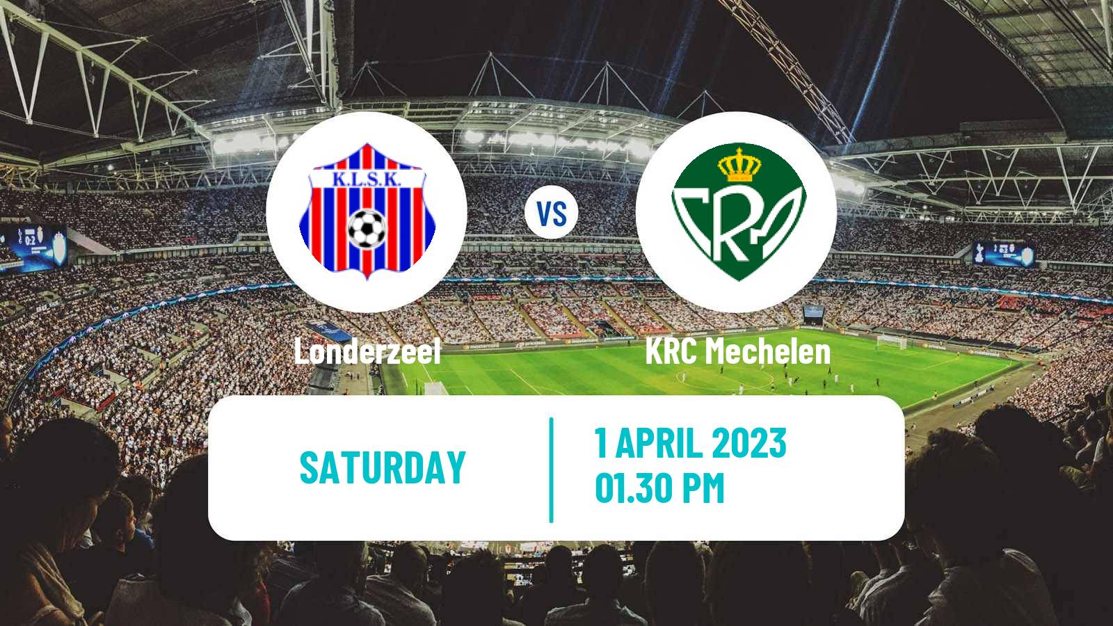 Soccer Belgian Second Amateur Division Group B Londerzeel - KRC Mechelen