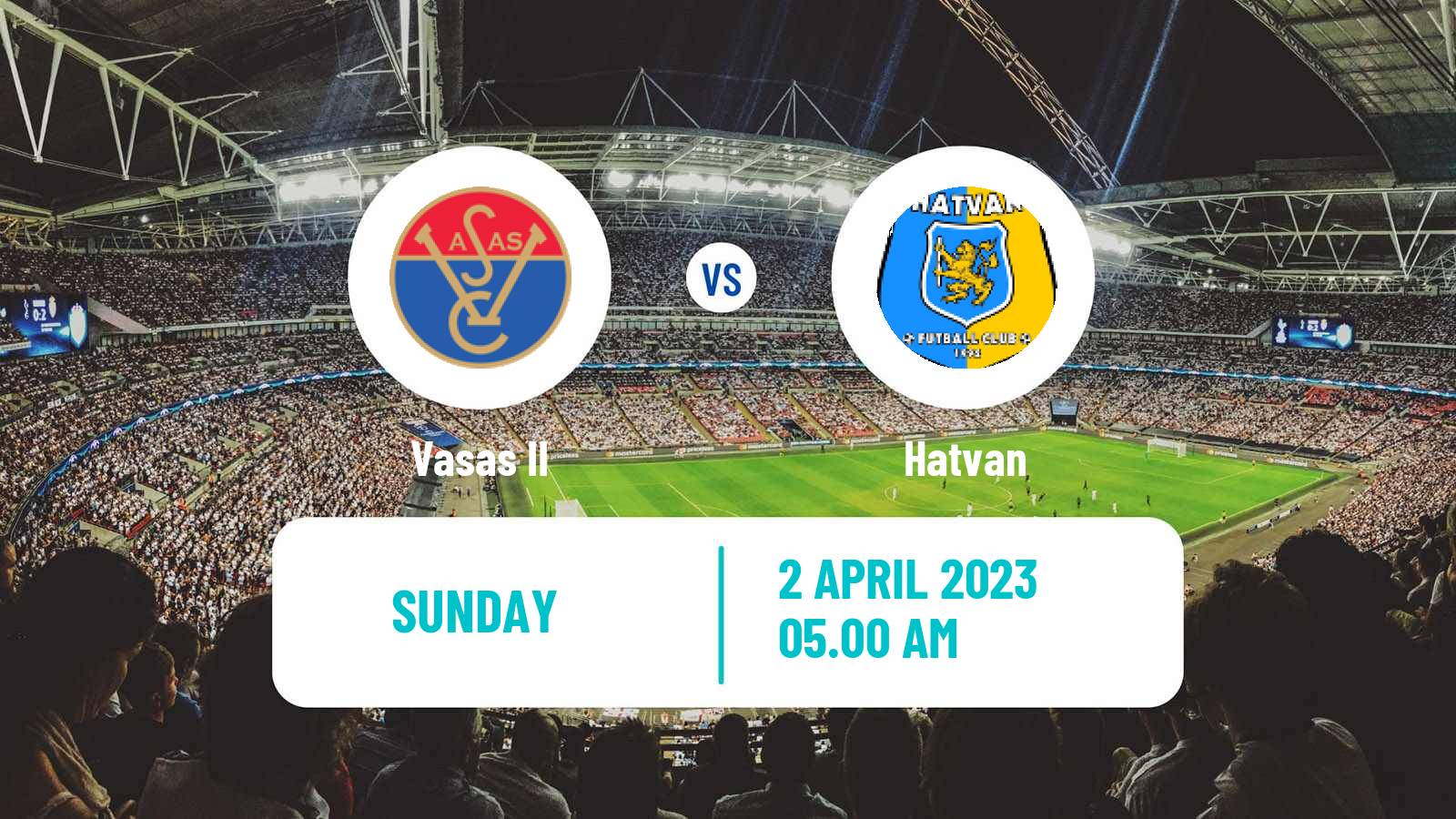 Soccer Hungarian NB III East Vasas II - Hatvan