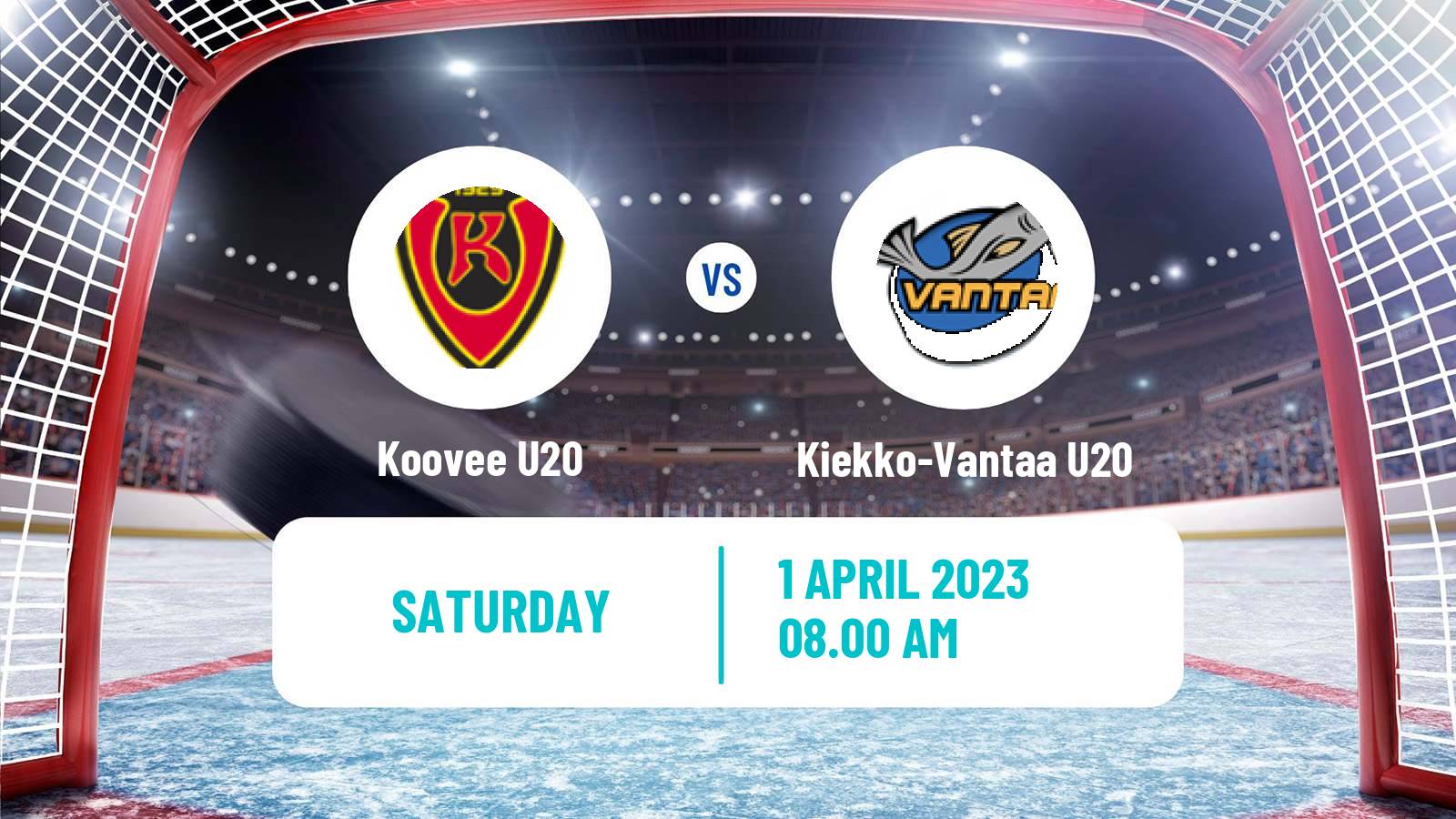 Hockey Finnish SM-sarja U20 Koovee U20 - Kiekko-Vantaa U20