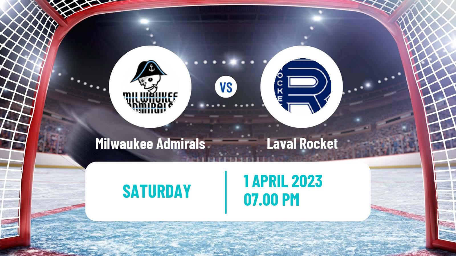 Hockey AHL Milwaukee Admirals - Laval Rocket