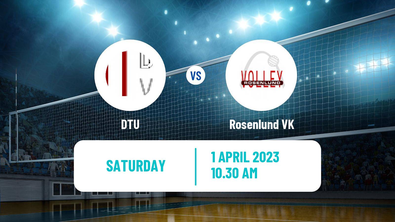 Volleyball Danish 1 Division East Volleyball Women DTU - Rosenlund