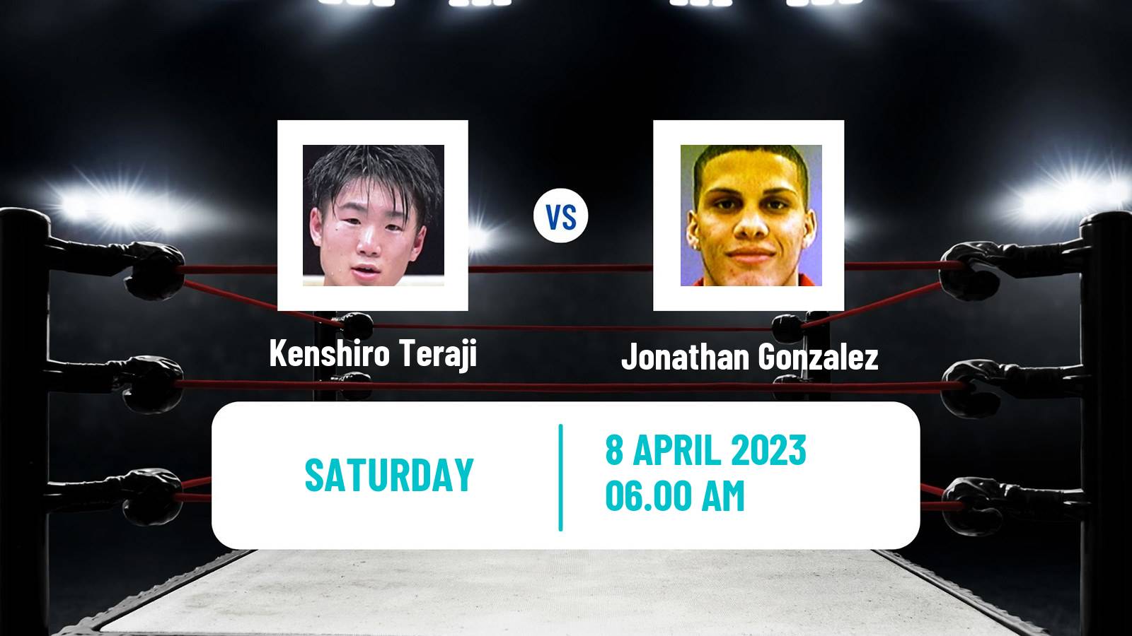 Boxing Boxing Kenshiro Teraji - Jonathan Gonzalez