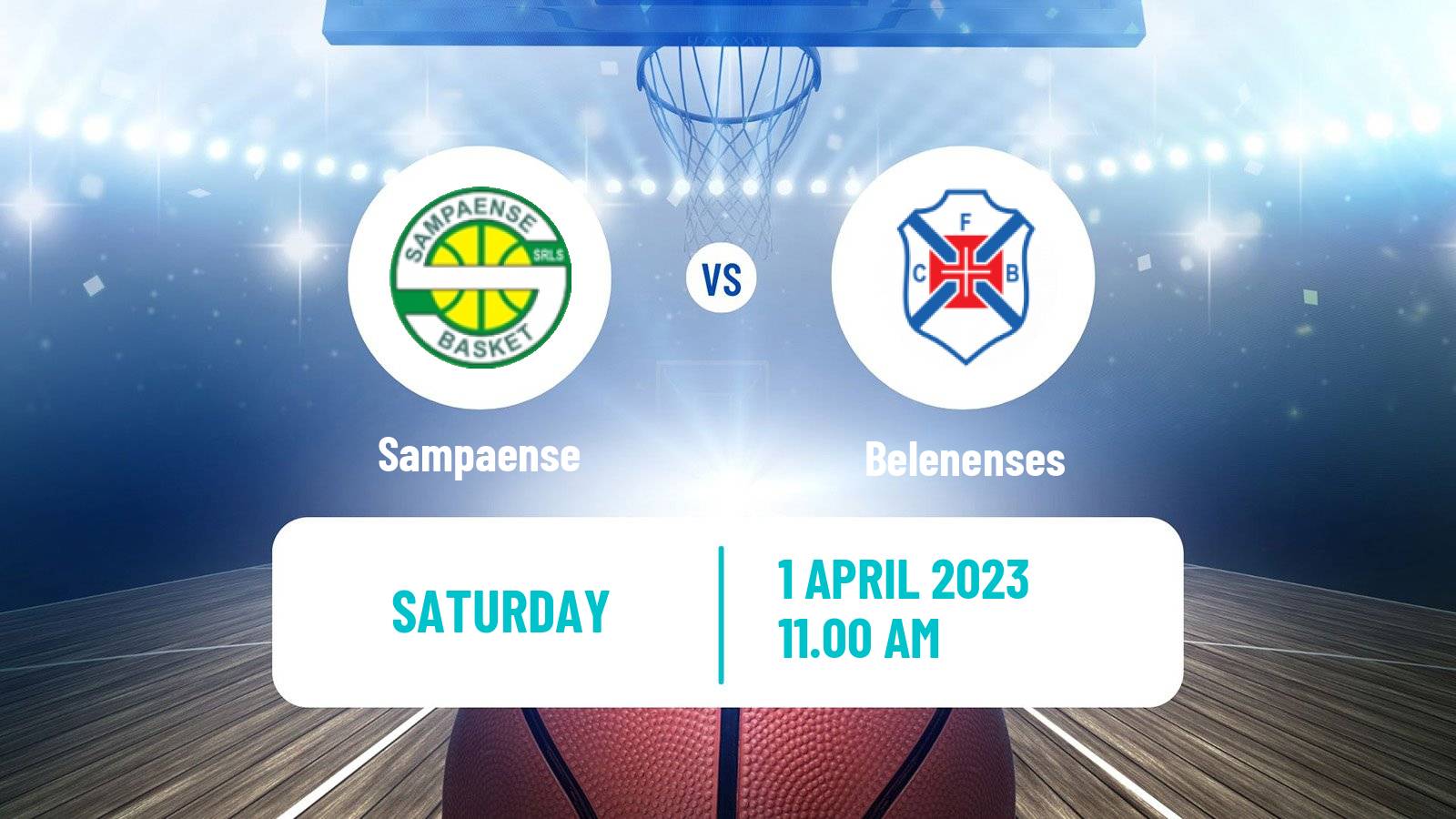 Basketball Portuguese Proliga Basketball Sampaense - Belenenses