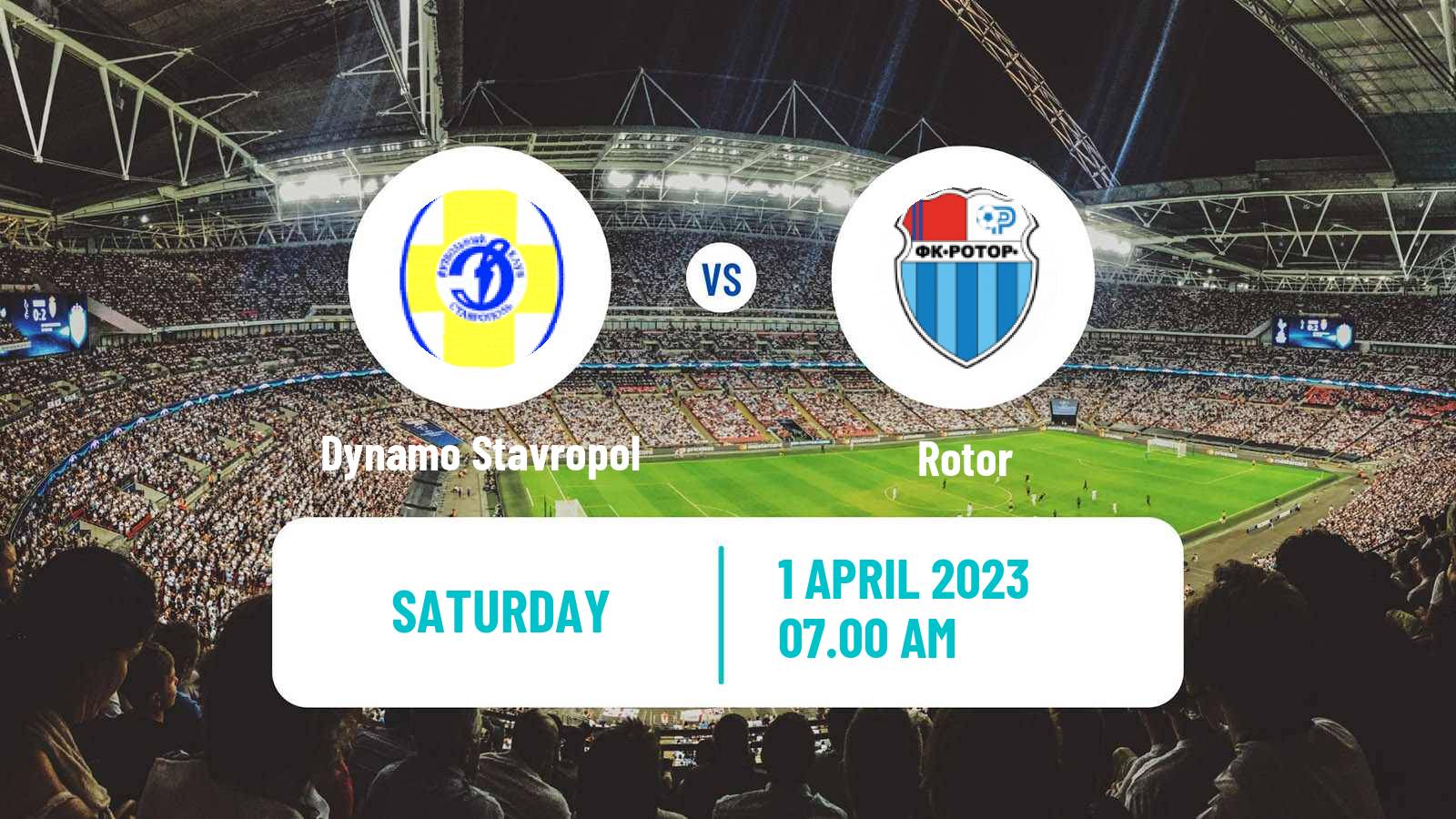 Soccer Russian FNL 2 Group 1 Dynamo Stavropol - Rotor