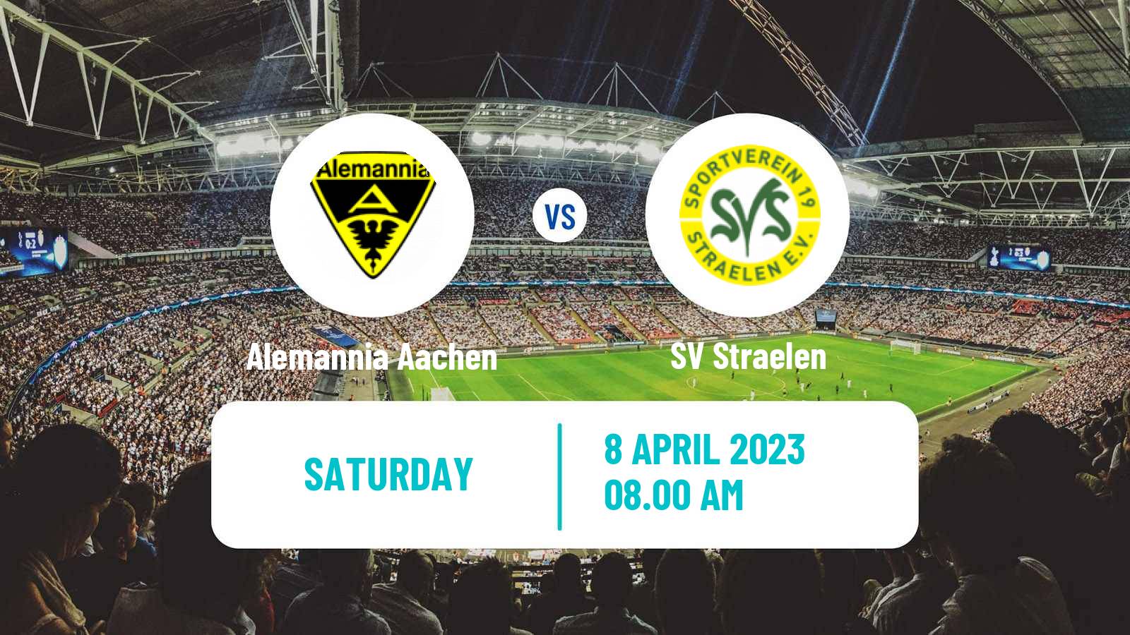 Soccer German Regionalliga West Alemannia Aachen - Straelen